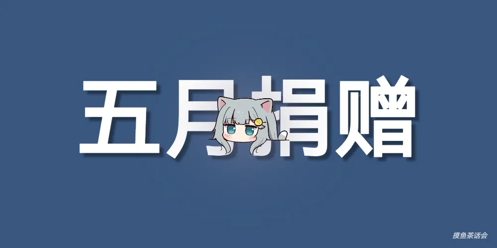 2025年5月捐赠月度总结-摸鱼茶话会