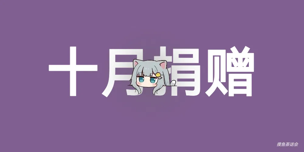 2024年10月捐赠月度总结-摸鱼茶话会